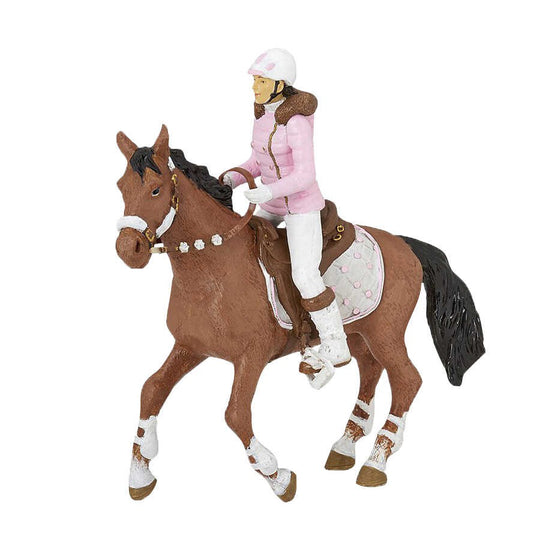 Caballo de la amazona Fashion de invierno - Papo
