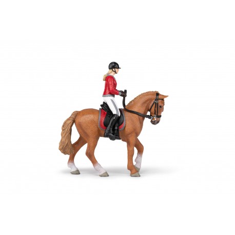 Caballo de paseo con su amazona - Papo para equitación - vista 3