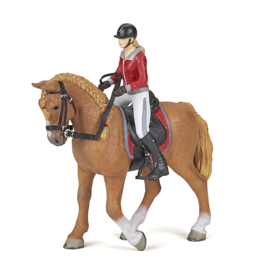 Caballo de paseo con su amazona - Papo