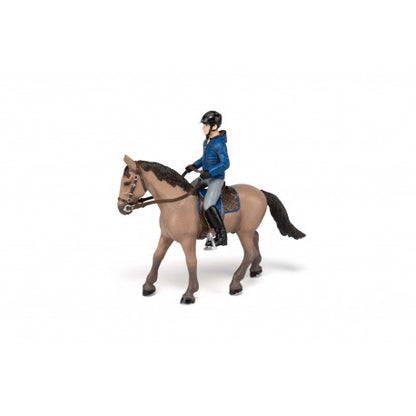 Caballo de paseo con su jinete - Papo para equitación - vista 4