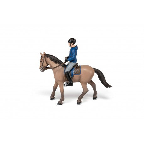 Caballo de paseo con su jinete - Papo para equitación - vista 5