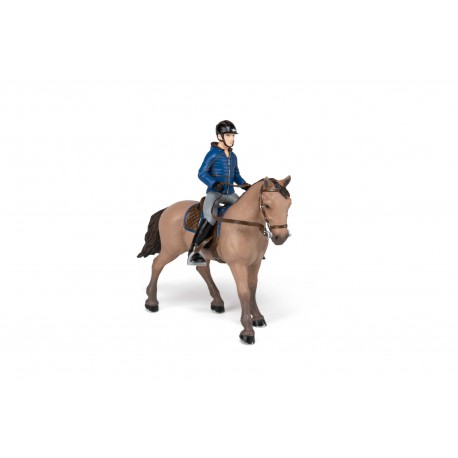 Caballo de paseo con su jinete - Papo para equitación - vista 3
