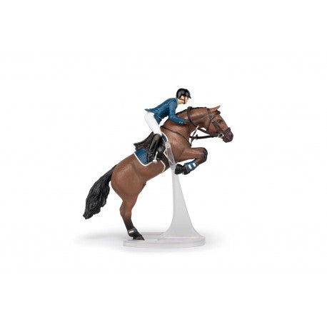 Caballo de salto y jinete - Papo