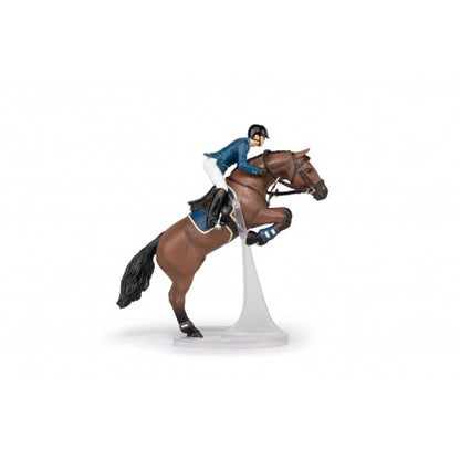 Caballo de salto y jinete - Papo