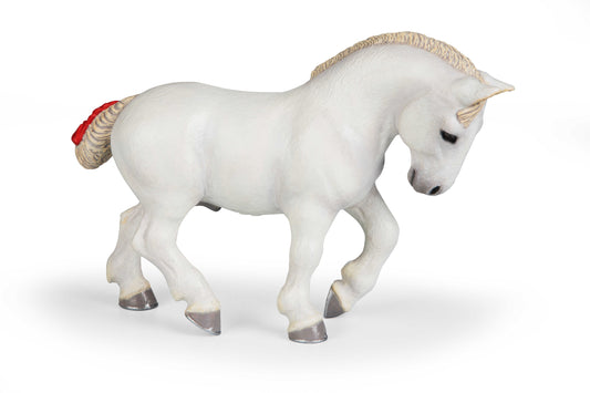 Percherón blanco - Papo