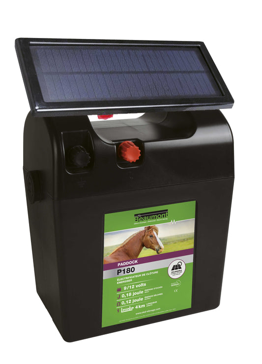 Pastor con pila BEAUMONT - P180 + panel solar 2,5 W - Paddock