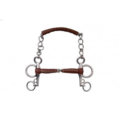 Pelham - Pinchless cuero con ramas cortas - Metalab para equitación - vista 2