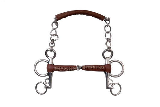 Pelham - Pinchless cuero con ramas cortas - Metalab