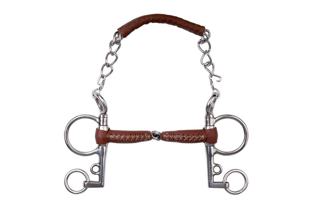 Pelham - Pinchless cuero con ramas largas - Metalab