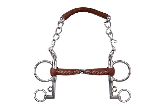 Pelham - Pinchless cuero con ramas largas - Metalab