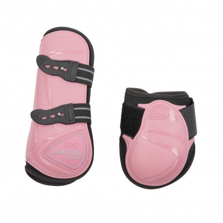 Polainas con protectores de menudillo - Elite - Lami-Cell - Rojo para equitación