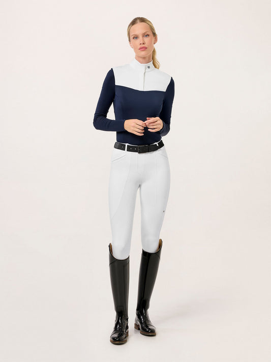 Riding mallas de equitación Premium Equestrian Stockholm Riding mallas de equitación Premium White para equitación - vista 2
