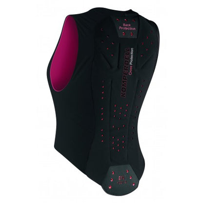 Protector de espalda -FlexFit- señoras - Komperdell - Rojo para equitación - vista 3