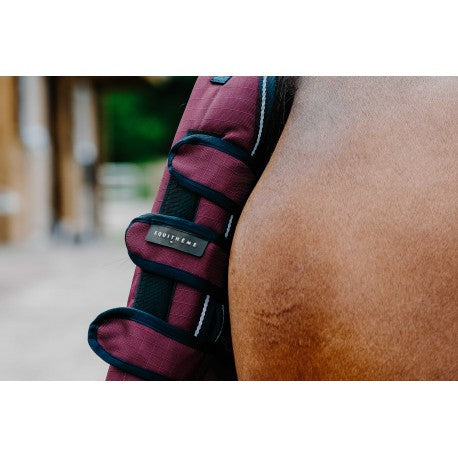 Protector trasero - TYREX 1200D - Equithème - Rojo para equitación