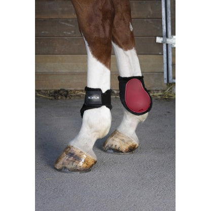 Protectores de menudillo "Fleece" - Norton - Rojo para equitación - vista 4