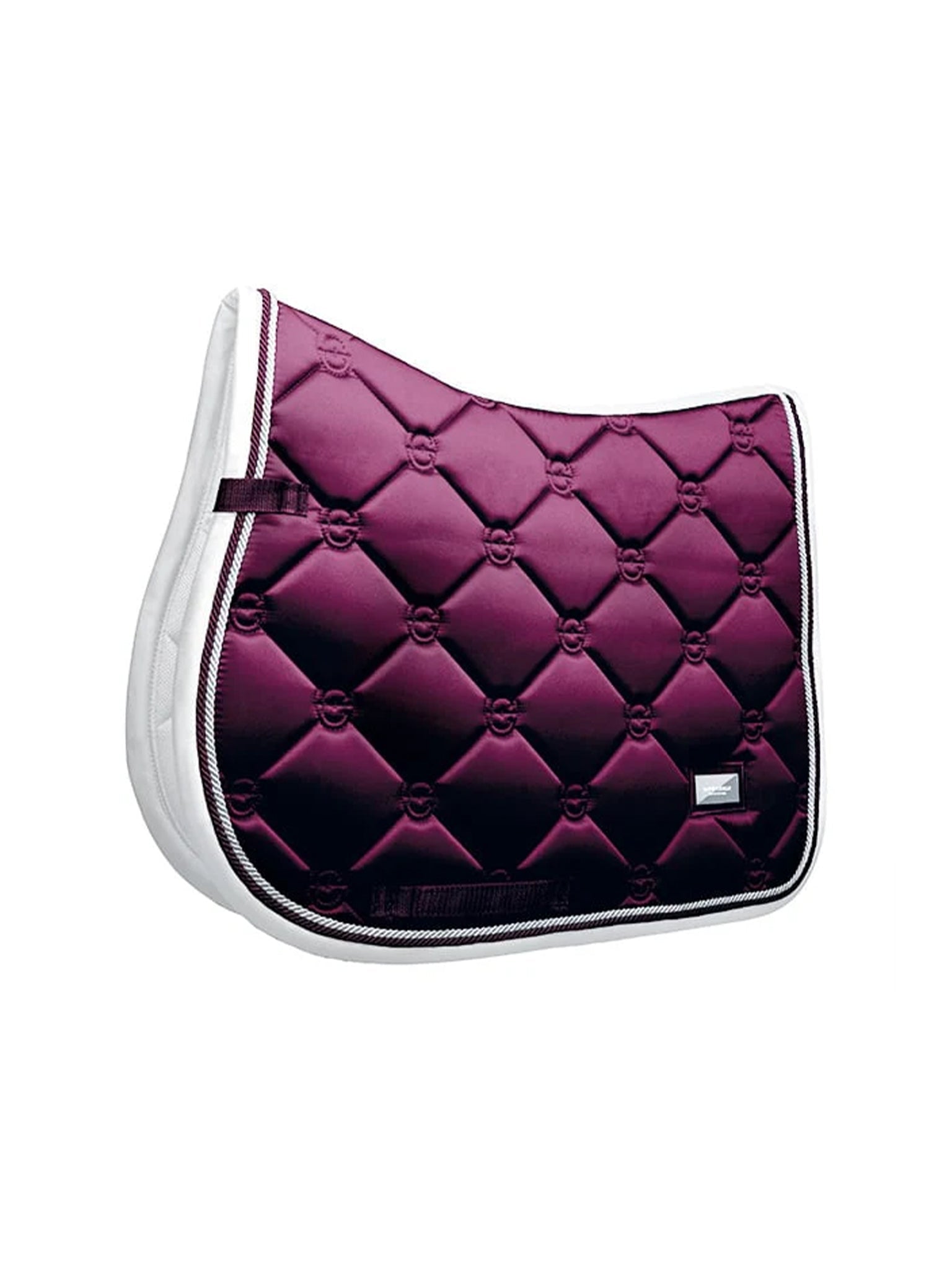 Jump Saddle Pad Original Equestrian Stockholm Jump Saddle Pad Purple White vista principal