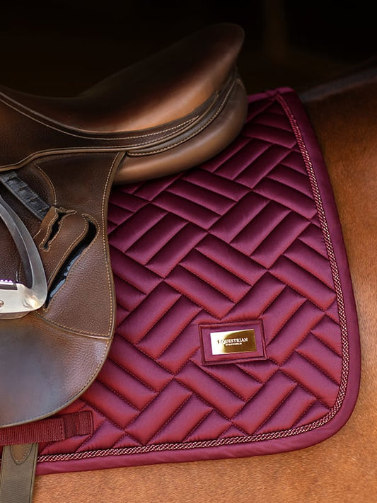 de salto Modern Equestrian Stockholm mantilla de salto nuevo Maroon para equitación - vista 2