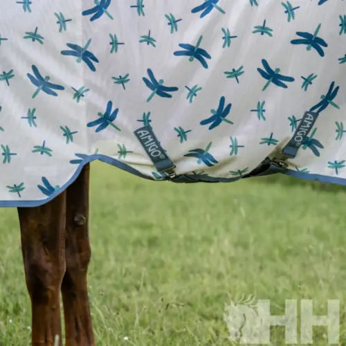 Manta Anti Moscas con cubrecuello Horseware para equitación - vista 3