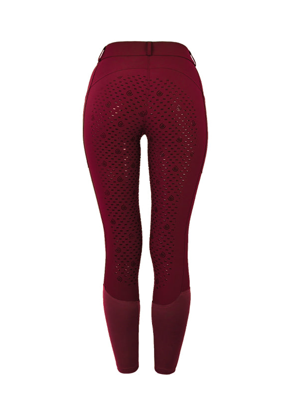 Riding Breeches Elite Equestrian Stockholm Riding Breeches Elite Bordeaux detalle 3