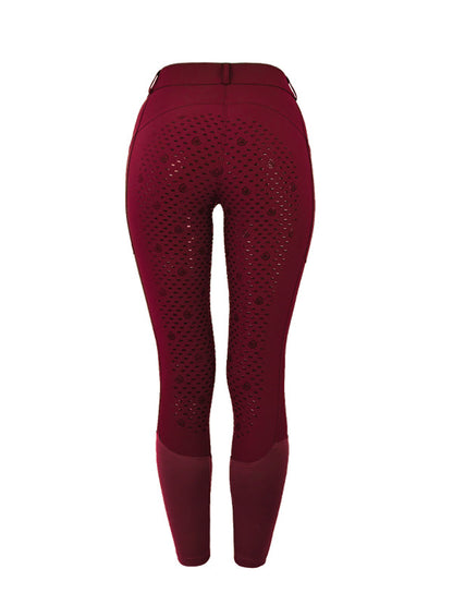 Riding Breeches Elite Equestrian Stockholm Riding Breeches Elite Bordeaux detalle 3