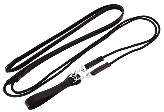 Riendas alemanas PRO - Cuero/cuerda - Norton