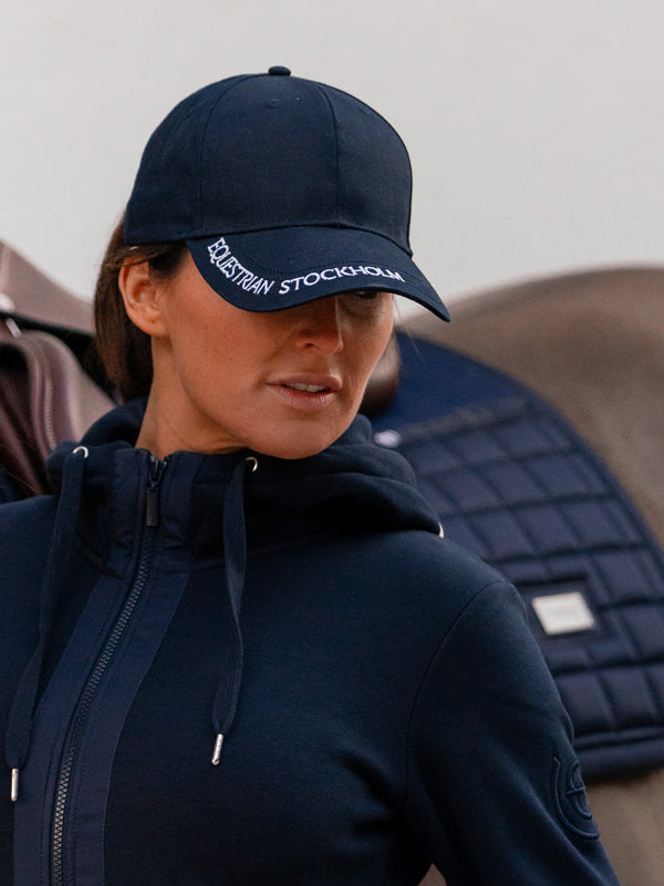 Cap Equestrian Stockholm Cap Sportive Navy detalle 2
