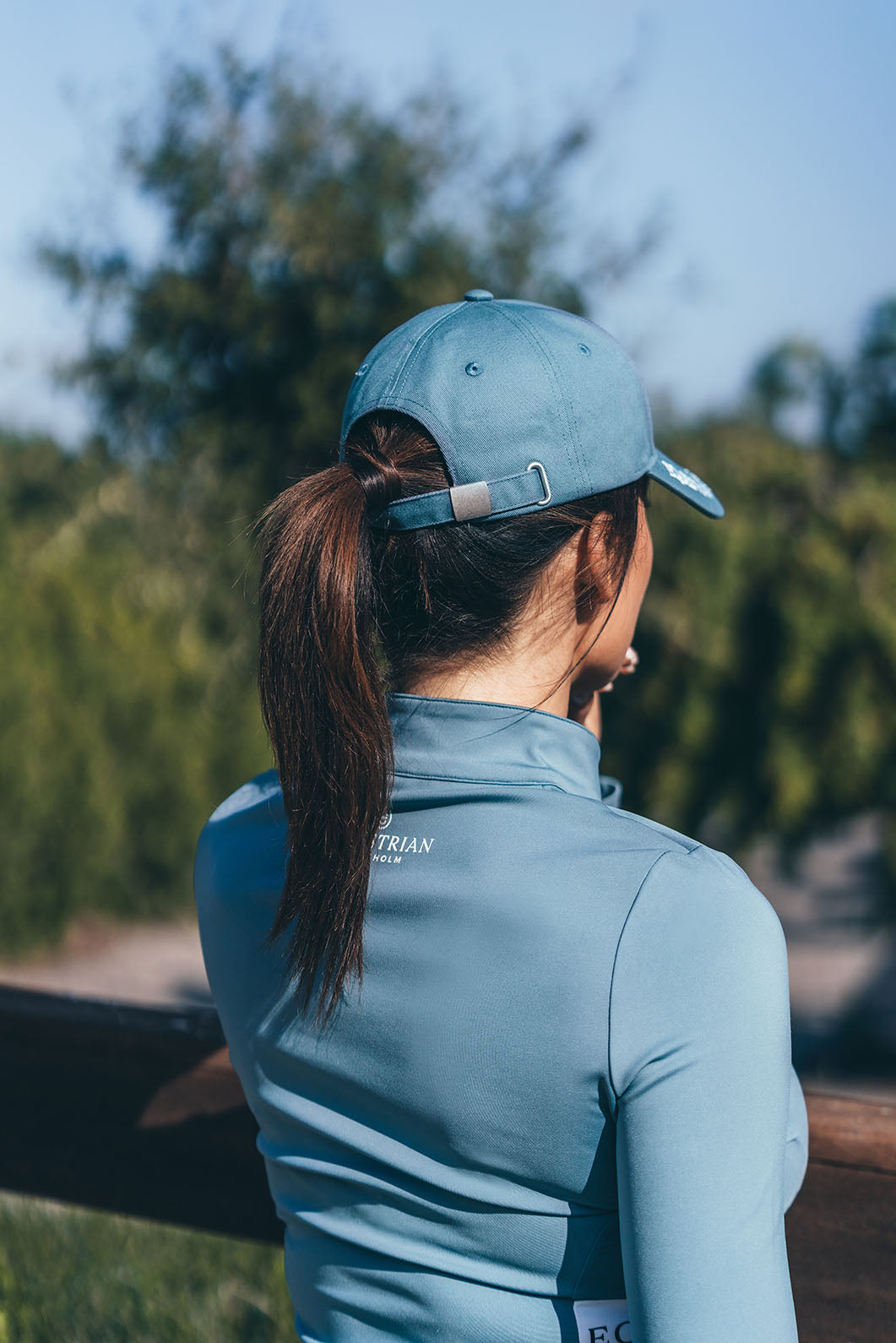 Cap Equestrian Stockholm Cap Stone Blue detalle 3