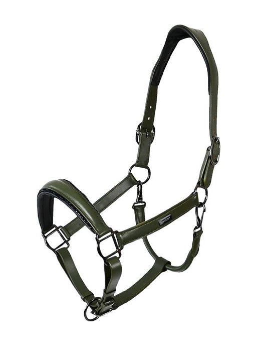 Anatomic Glimmer Leather cabezada de cuadra Equestrian Stockholm Glimmer Anatomic Leather para equitación