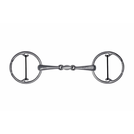 Embocaduras Filetes Stübben Bucephalus Eggbutt Bit Double Broken para equitación