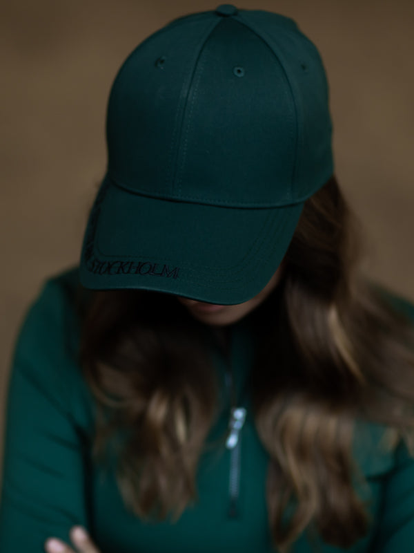 Cap Equestrian Stockholm Cap Sycamore Green detalle 2