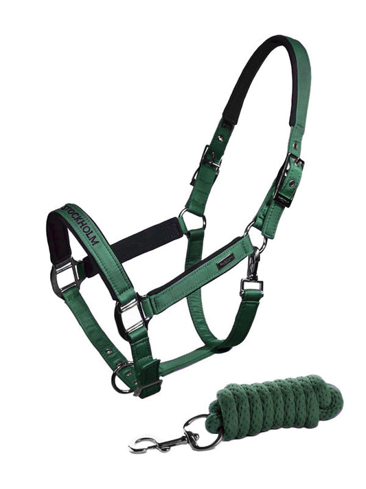 Clean cabezada de cuadra & ramal Equestrian Stockholm cabezada de cuadra & ramal Sycamore para equitación