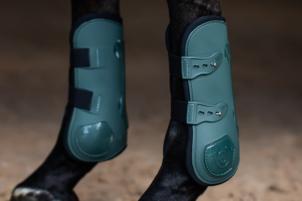 Calzado ecuestre Equestrian Stockholm Anatomic Tendon Boots Sycamore Green detalle 3