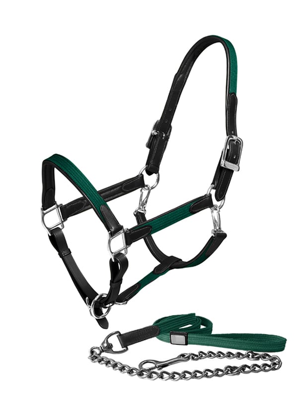 Leather Halter & Lead Rope Equestrian Stockholm Leather Halter & Lead Rope vista principal