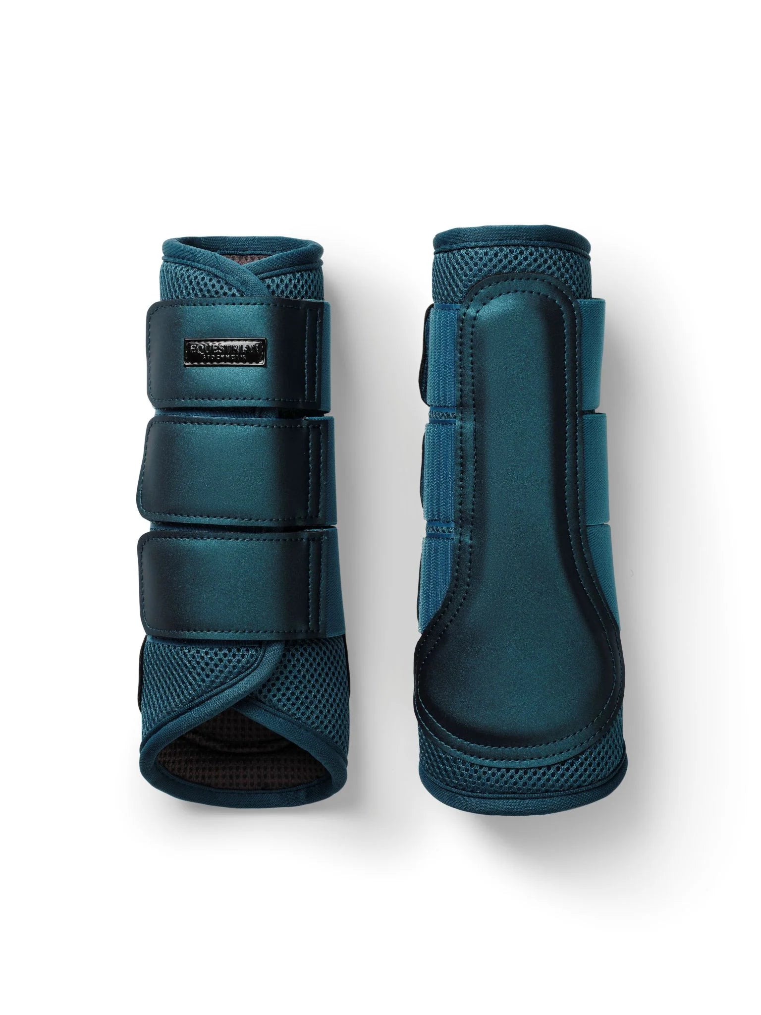 Protectores Doma Mesh Teal Blue Equestrian Estockholm Equestrian Stockholm para equitación