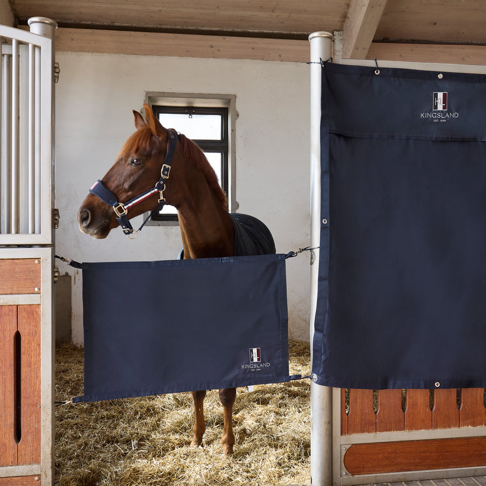 Horsegear Accessories Kingsland Classic Goes Black Stable Curtain detalle 3