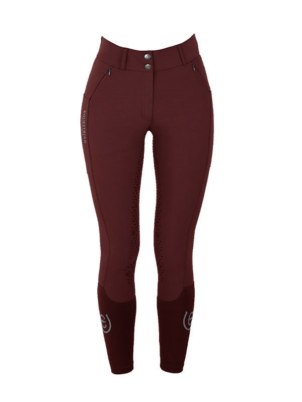 Riding Breeches Elite Equestrian Stockholm Riding Breeches Elite Merlot vista principal