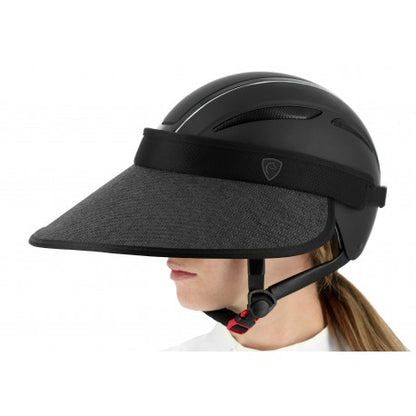 Visera de protección UV para casco - Equithème - Rojo para equitación - vista 4