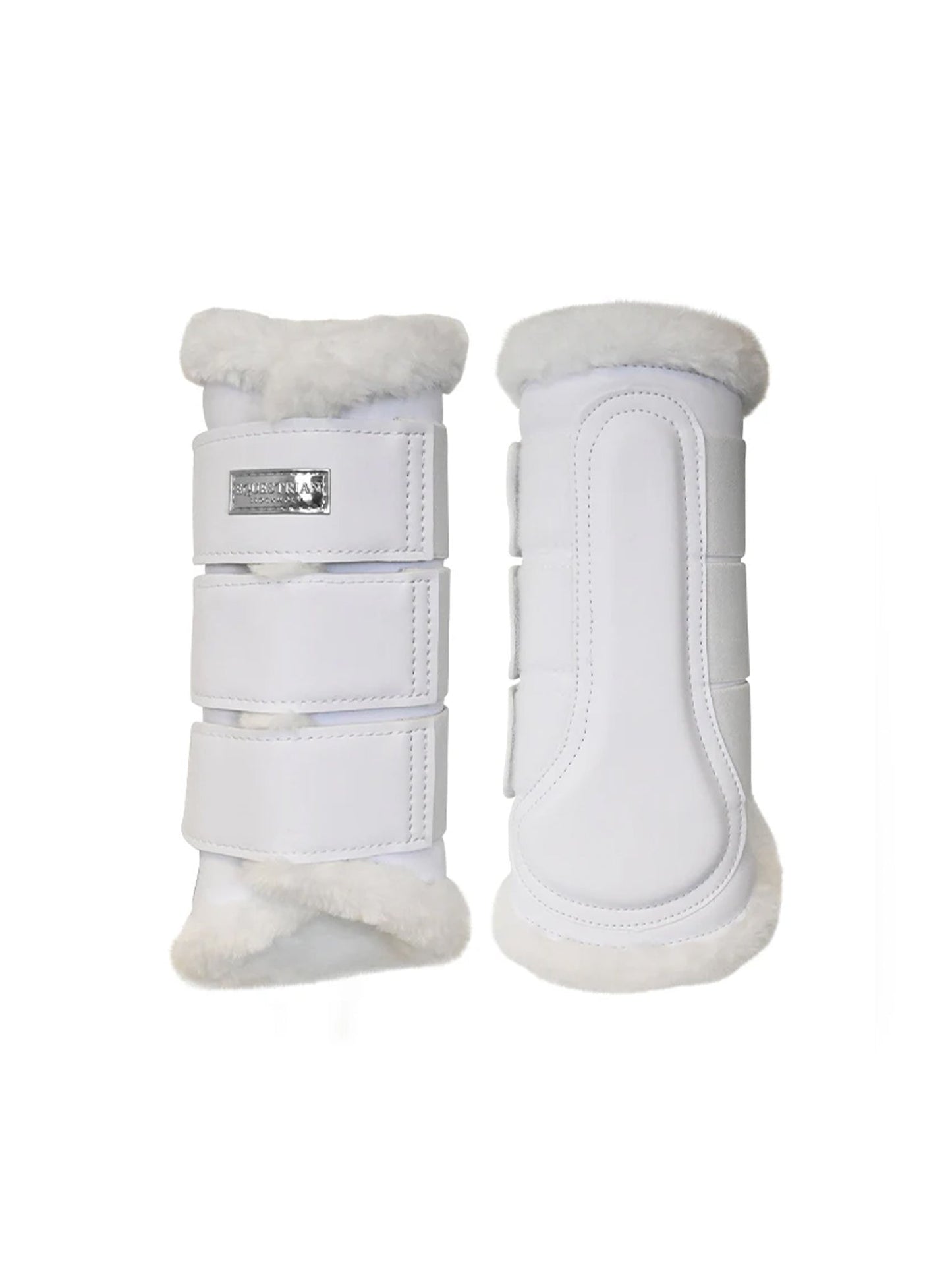 Calzado ecuestre Equestrian Stockholm Brushing Boots White Silver vista principal