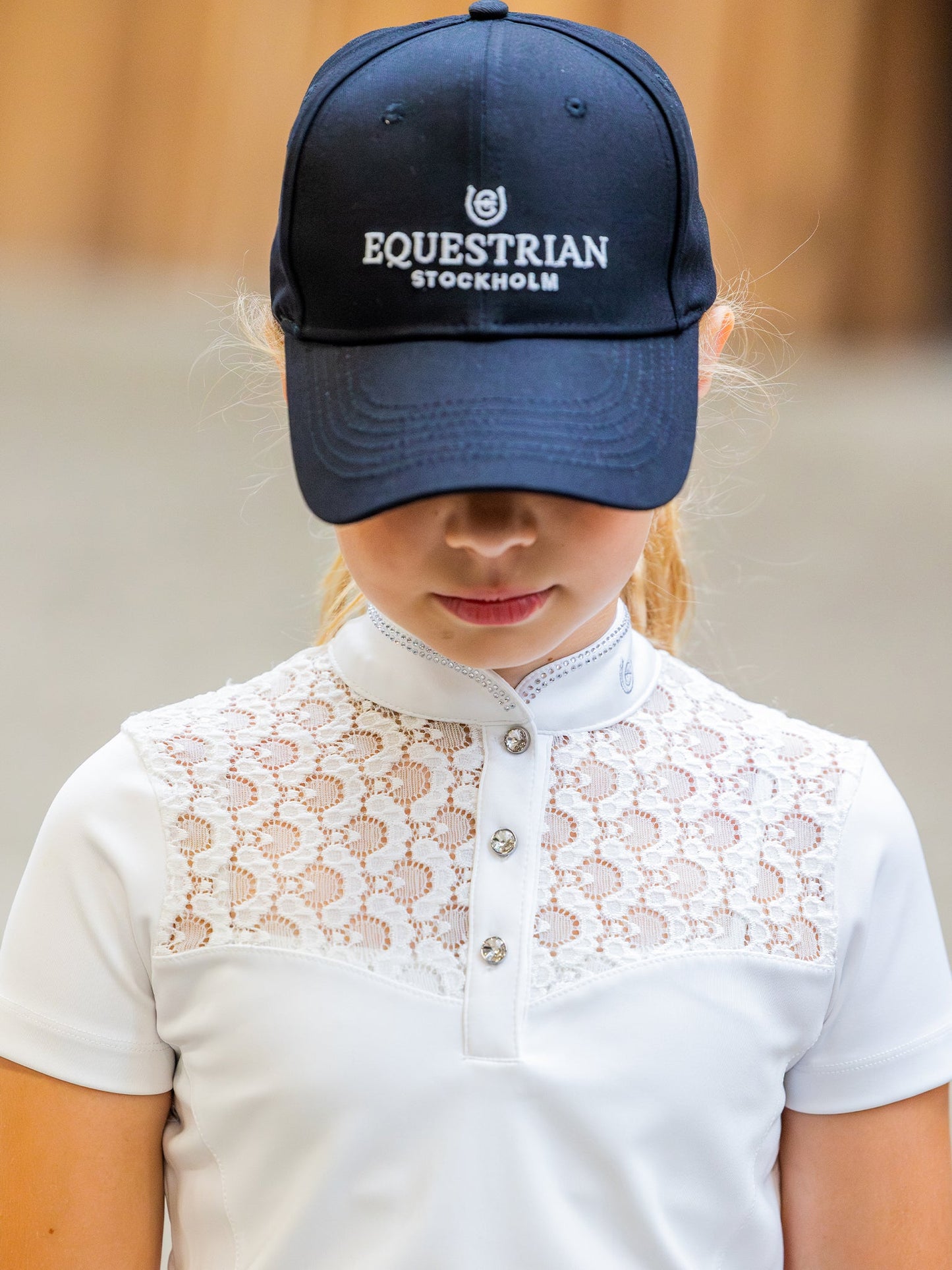 Camiseta técnica Equestrian Stockholm Crystal Champion Competition Top Young detalle 7