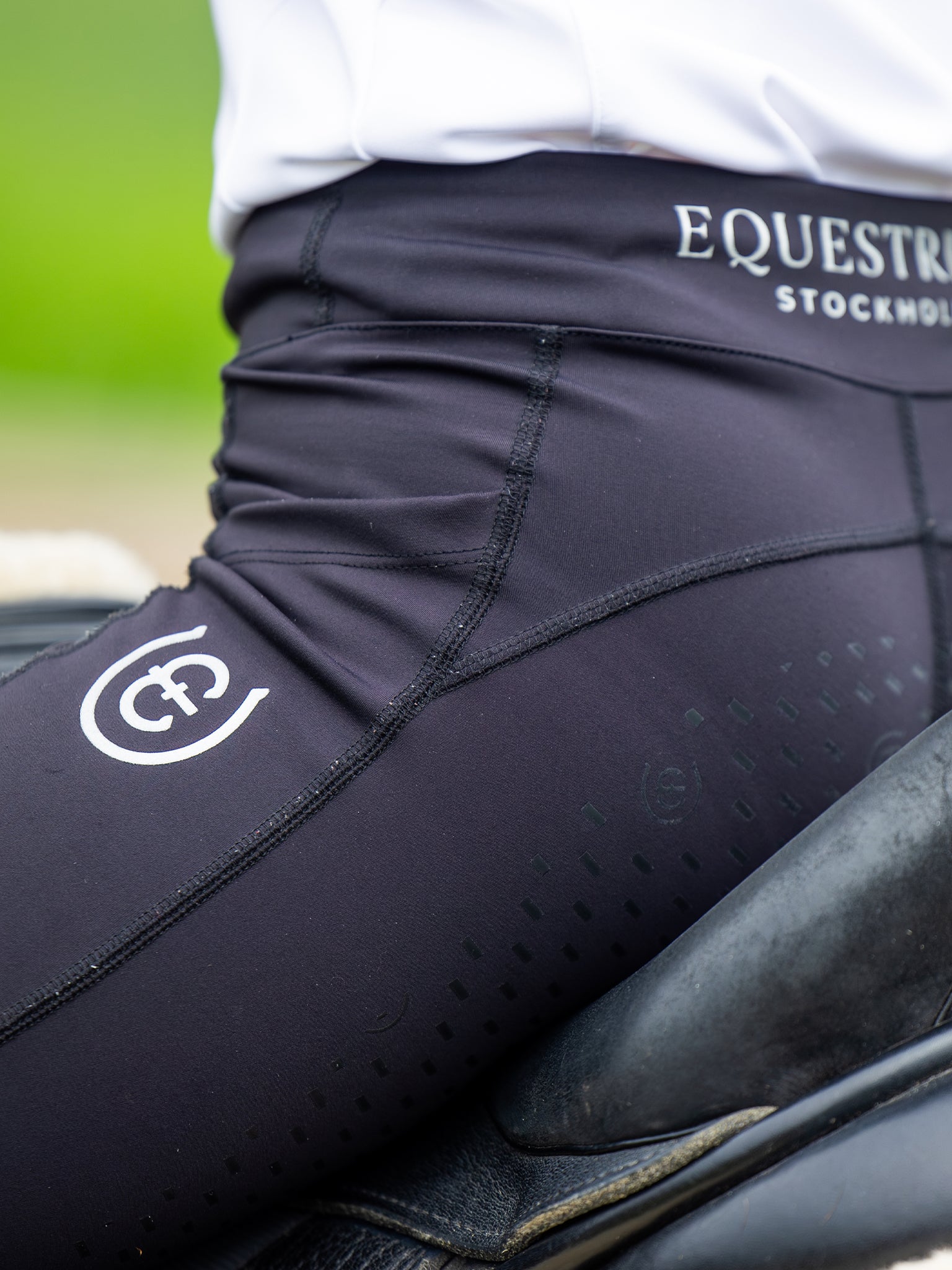 Riding Tights Movement Young jinete Equestrian Stockholm Riding Tights detalle 9
