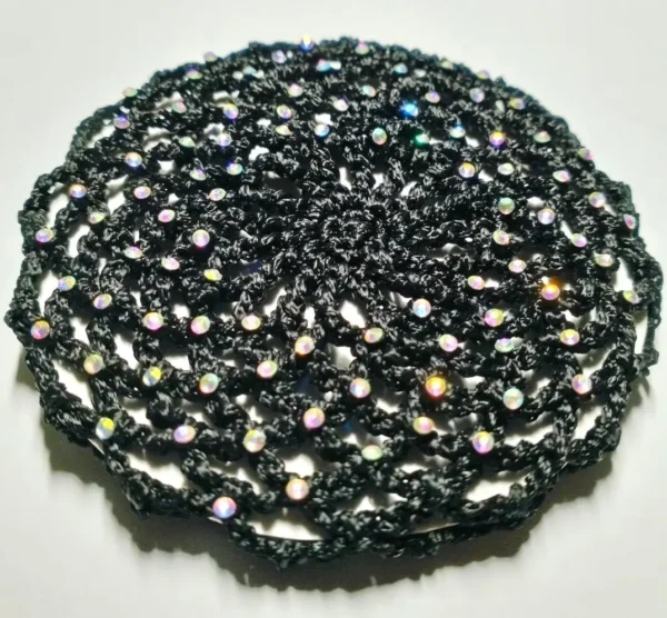 Redecilla Crystals Negro Multicolor