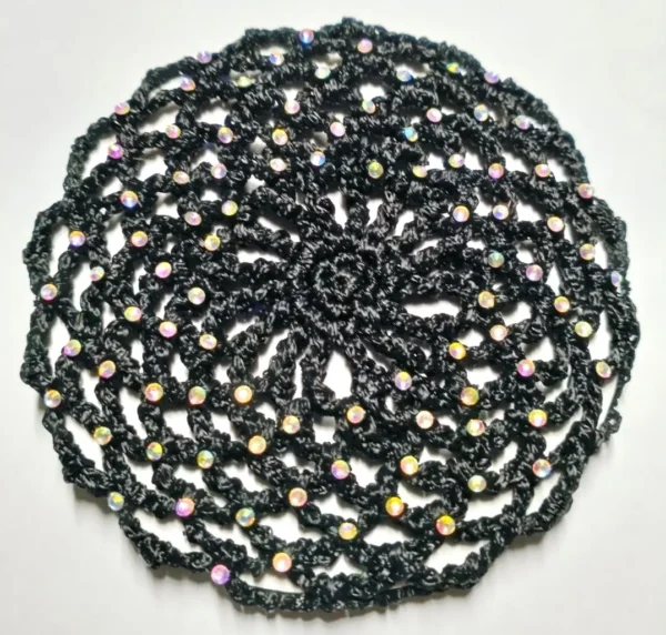 Redecilla Crystals Negro Multicolor